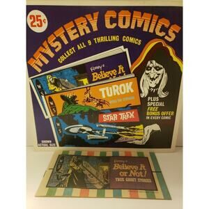 Vintage Dan Curtis Giveaway Mini Comic New Old Stock #4 Believe it or Not!